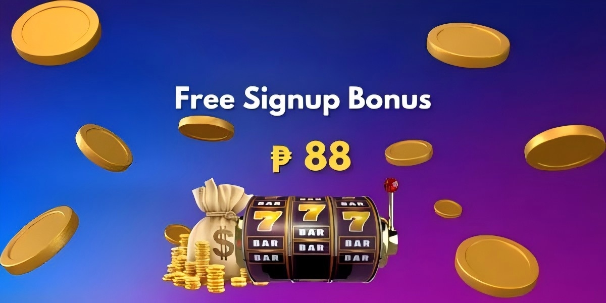 Welcome bonus banner with gold coins and a first-deposit offer for new players